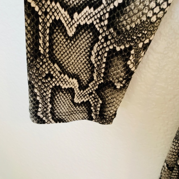 MICHAEL Michael Kors Sheath Dress Large Animal Snake Reptile Print - Picture 6 of 11